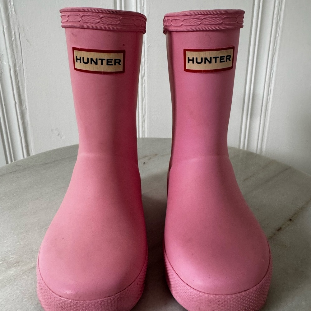 Hunter Pink Toddler Rainboots